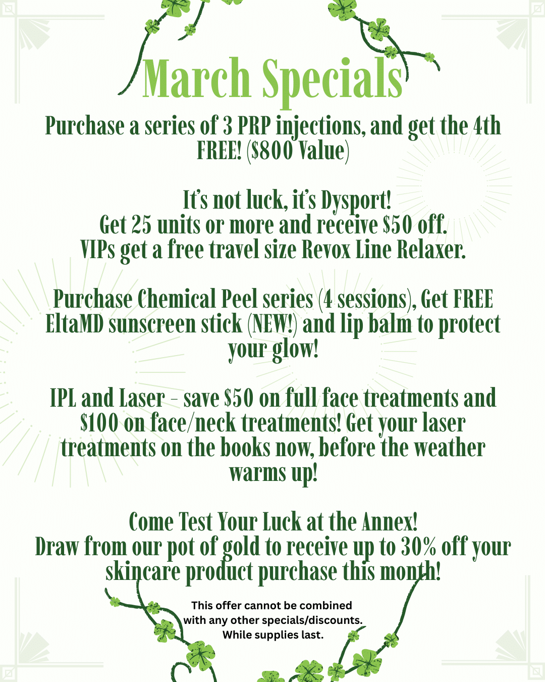 March Specials (4)